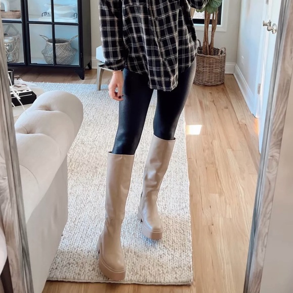 NEW $275 Sam Edelman ‘Larina’ lug sole waterproof leather boots - Picture 6 of 12